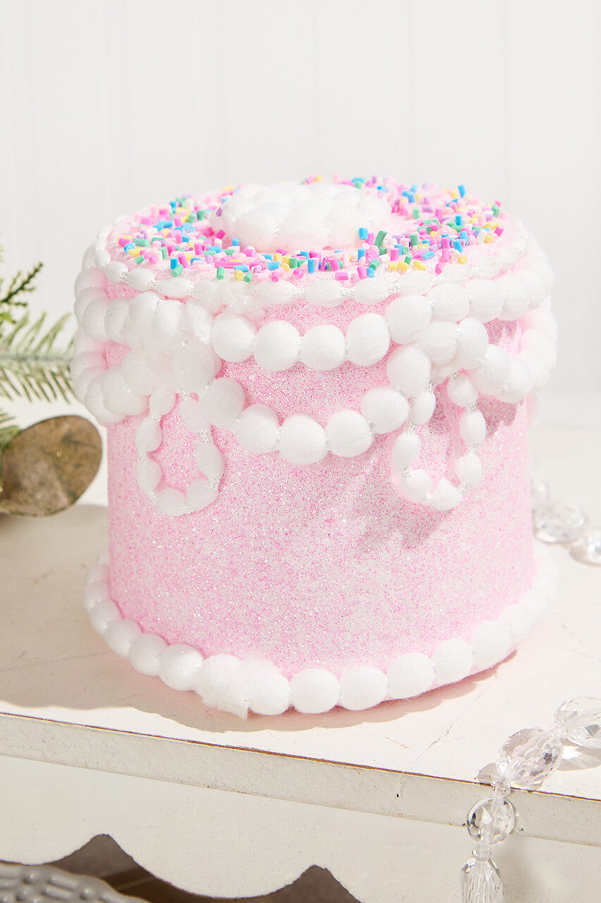 5" Pastel Candy Decorated Cake Ornament