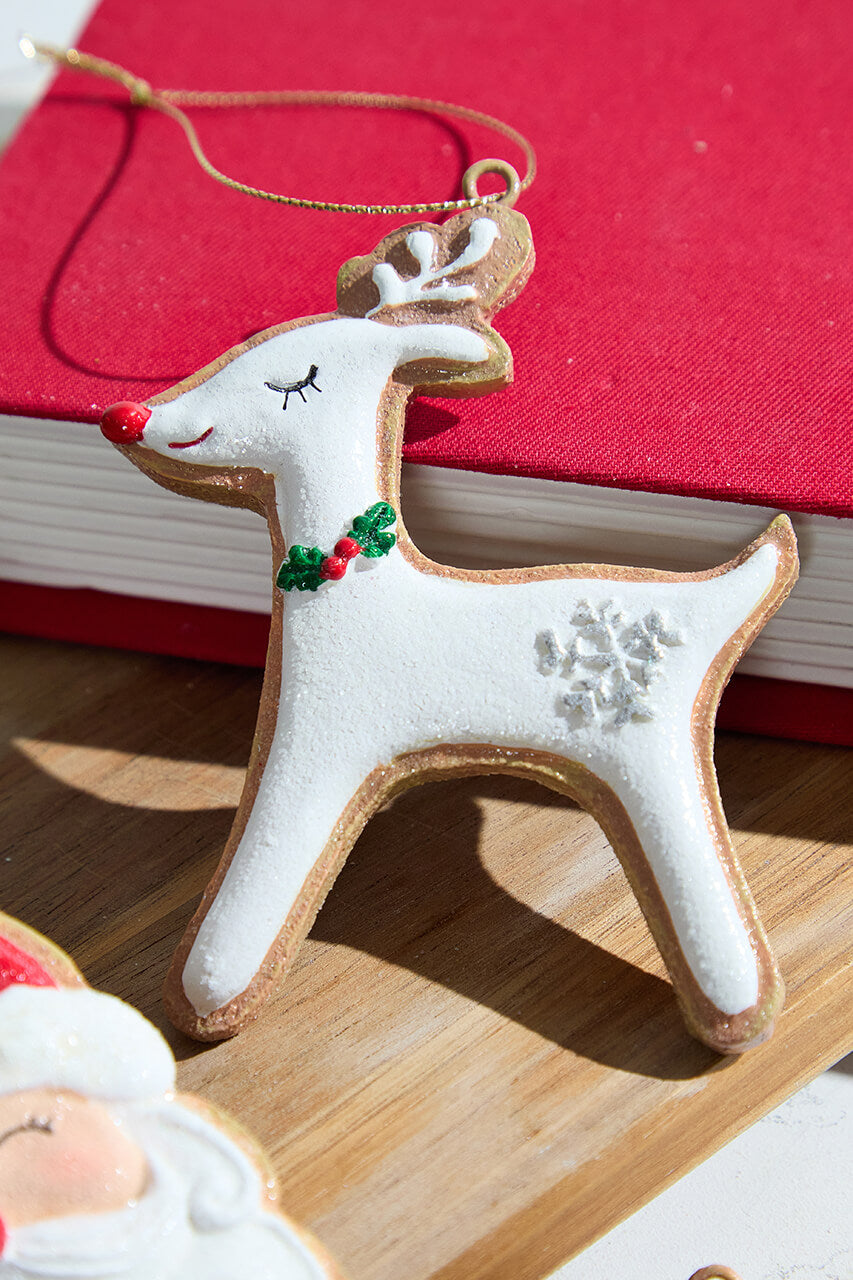 4.5" Resin Gingerbread Ornament
