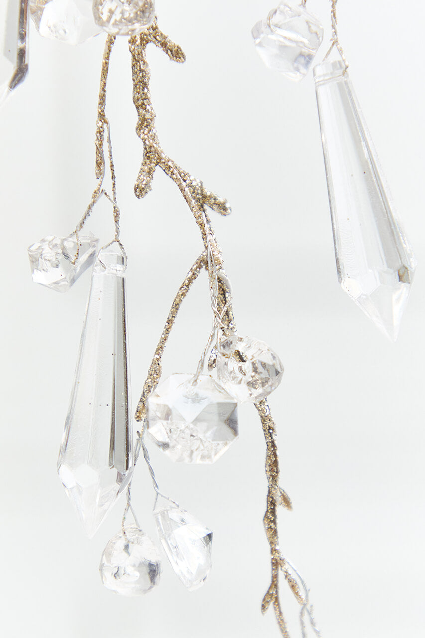 34" Acrylic Crystal Drop Spray