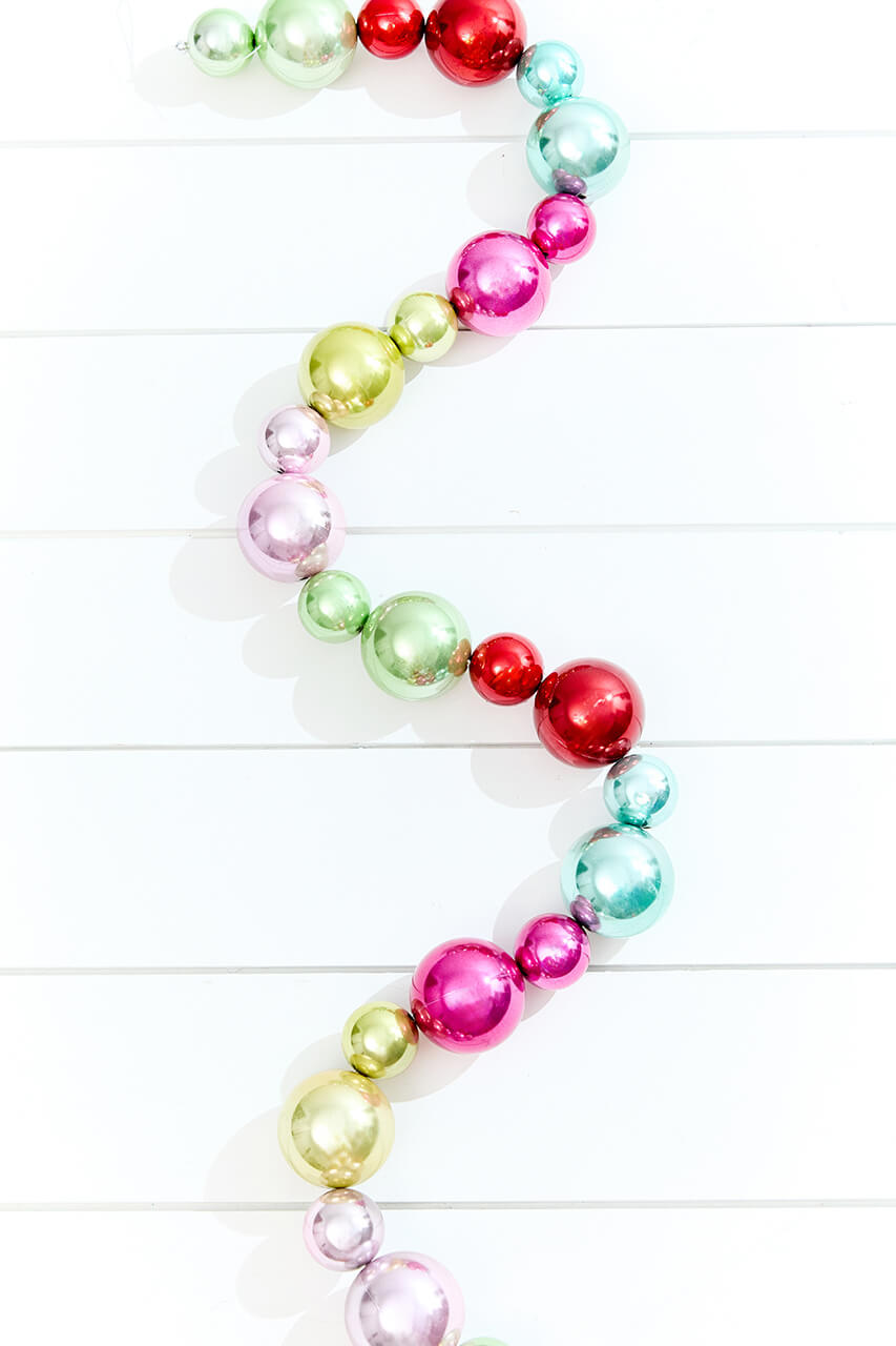 48" Retro Ball Garland