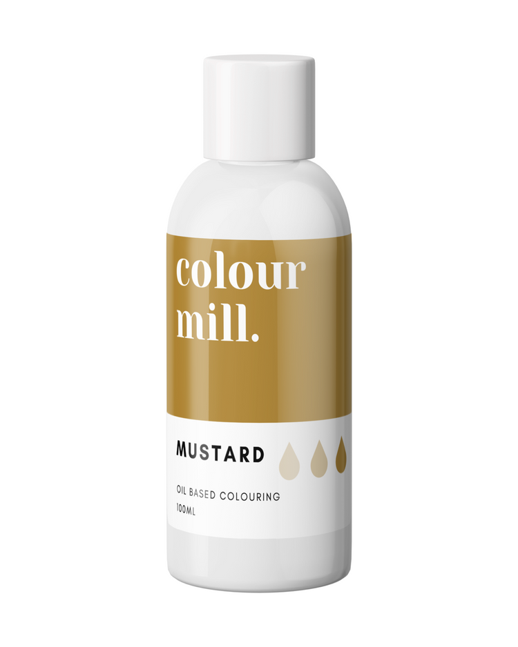 Oil Based Colouring – Mustard, 100ml