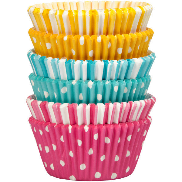 Wilton Dots and Stripes Cupcake Liners, 150-Count