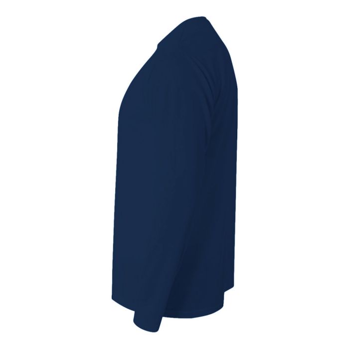 A4 N3165 Micro Poly Interlock Fabric - Navy, Long Sleeve, 44+ UPF (1 Piece)