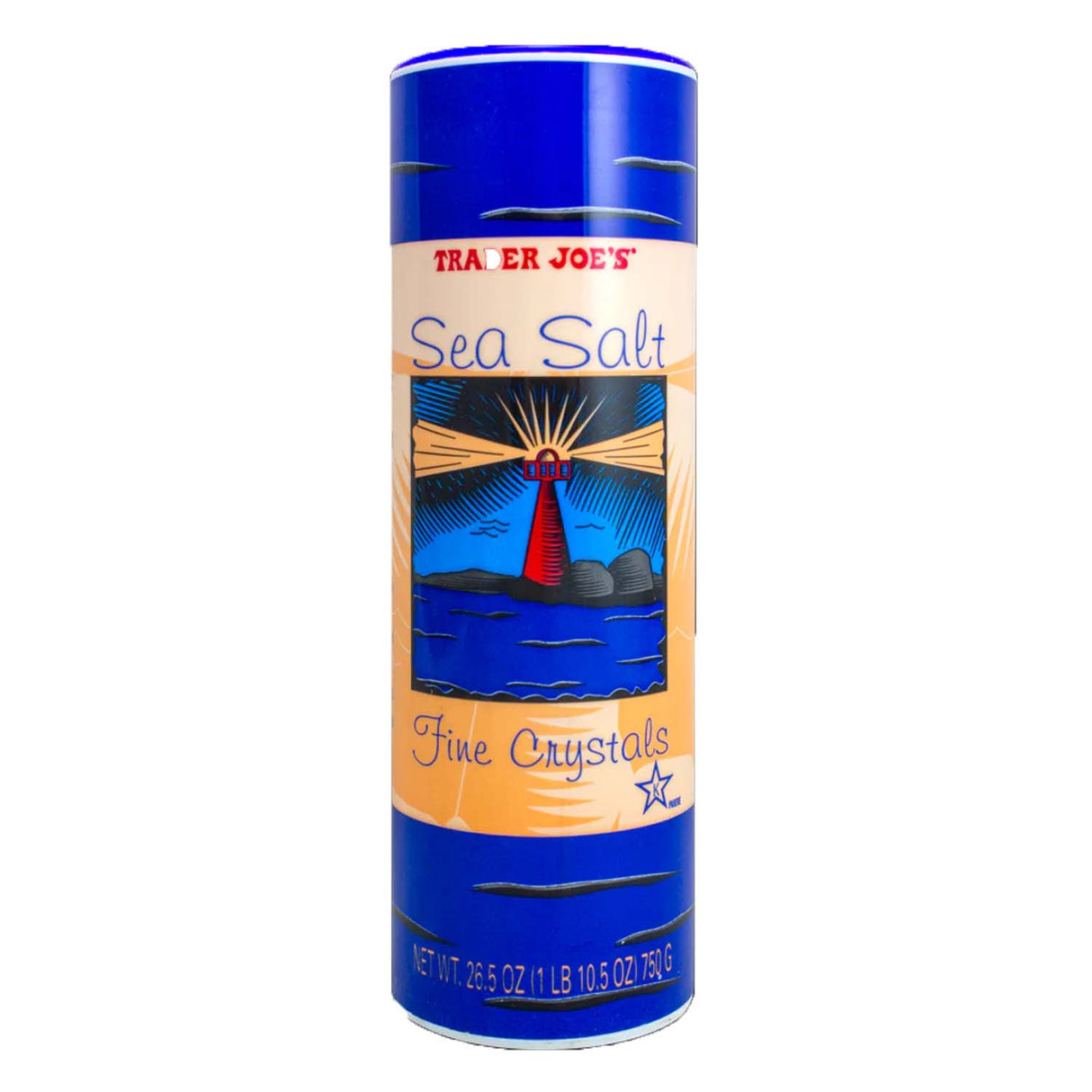 Trader Joe's Sea Salt Fine Crystals, Finishing Salt, Cooking Salt - 26.5 Oz