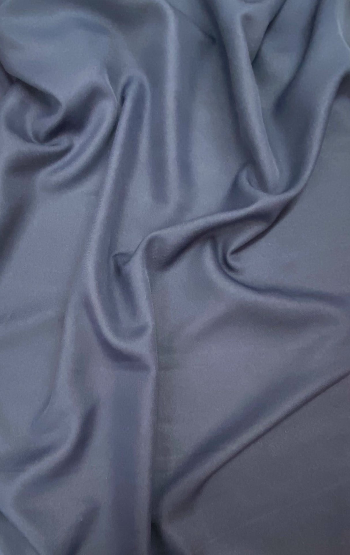 Gabardine Navy Polyester Gabardine Fabric - Navy, 59/60" Width (1 Yard)