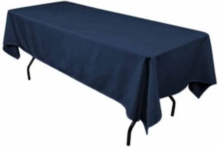 Polyester Rectangular Tablecloth 60x144 Inch – Durable Reusable Table Linen for Weddings, Parties, Banquets & Events