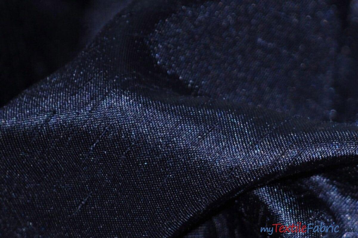 Shantung Satin Polyester Fabric - Reversible Satin Dupioni Silk, Multiple Colors, 58/60" Width (Yards, Bolts, Sample Swatches)