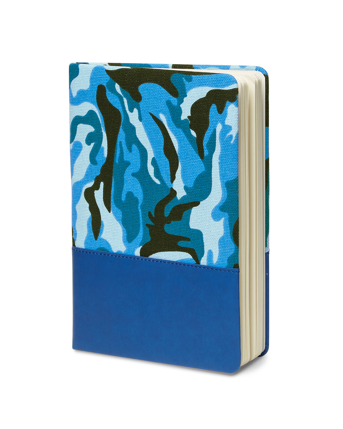 Hardcover Camo Canvas Journal Notebook 5.78" X 8.35"