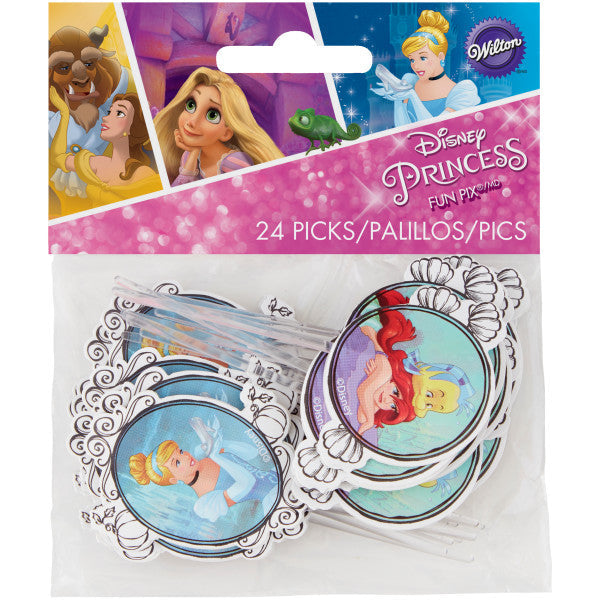 Wilton Disney Princess Cupcake Toppers, 24-Count
