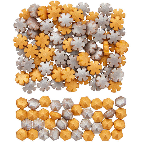 Wilton Christmas Snowflake Sprinkles for Cookie Balls and Other Treats, 0.9 oz.