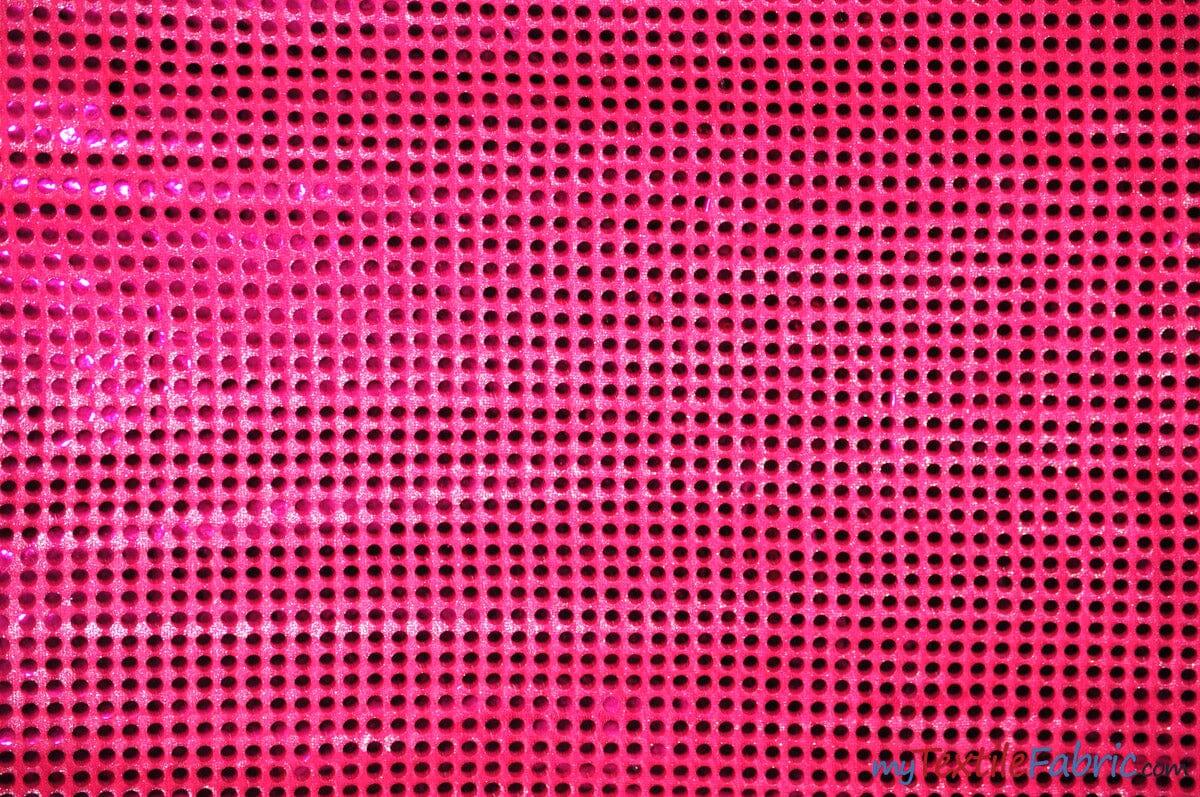 Confetti Dot Sequins Polyester Fabric - Round 6Mm Sequins, 45" Wide (1 Yard)