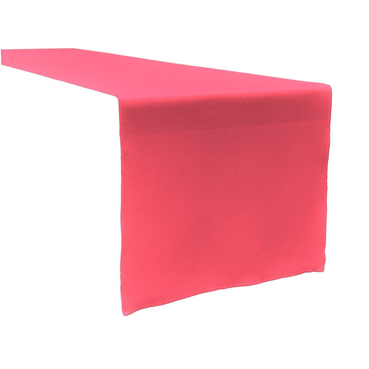 Polyester Poplin Fabric Table Runner - Cranberry, Grey, Dark Yellow, Dusty Rose, Eggplant, Emerald Green, Fuchsia, Gold, Hot Pink, Hunter Green, 12" Wide x 72" Long (1 Piece)
