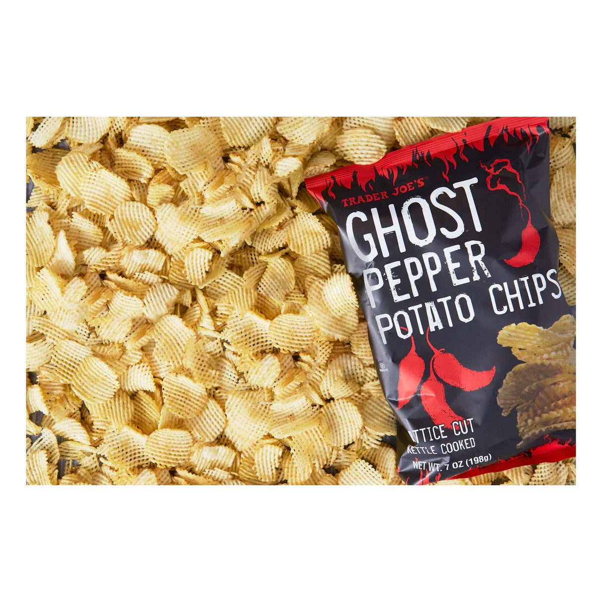 Trader Joe’s Ghost Pepper Potato Chips 7 Oz