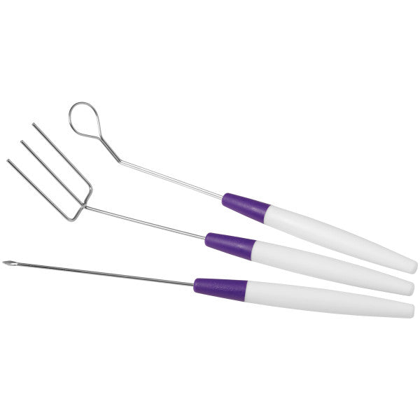 Wilton Candy Melts Chocolate Candy Dipping Tool Set – 3 Piece
