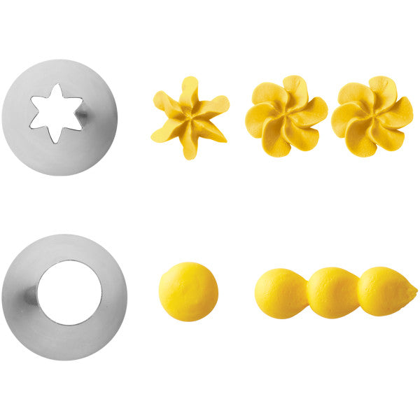Wilton Color Swirl Three-Color Coupler Cupcake Decorating Kit, 23-Piece - Cupcake Frosting Tips