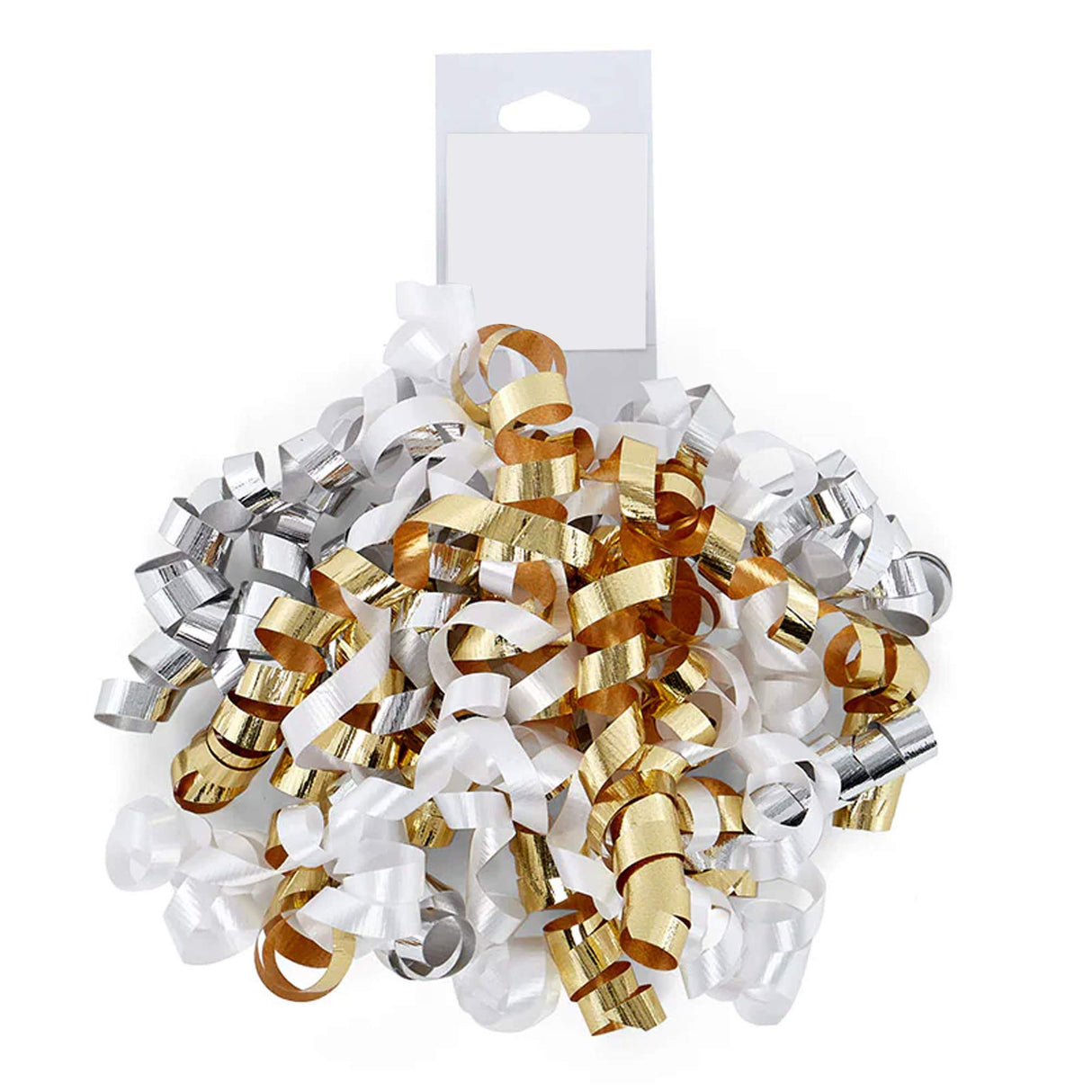 Multicolored Crimped Curly Bows 5 '' X 24 each / case Wedding Color