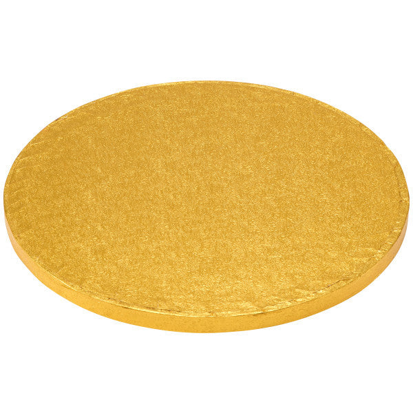 Gold Round Foil Cake Board – 10 Inch, 1/2 Inch Thick