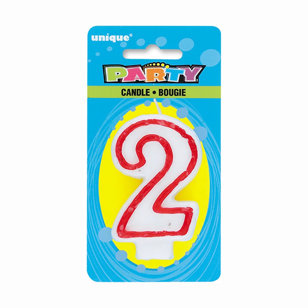 Number 2 Birthday Candle