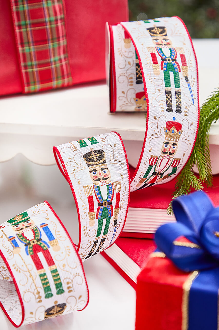 2.5" x 10 Yards Nutcracker Ribbon