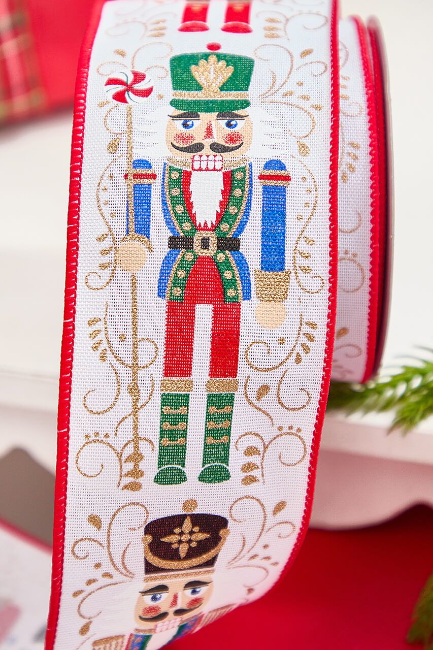 2.5" x 10 Yards Nutcracker Ribbon
