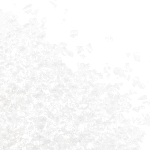 Edible Glitter Clear White – 4 oz Tall Bottle Bulk