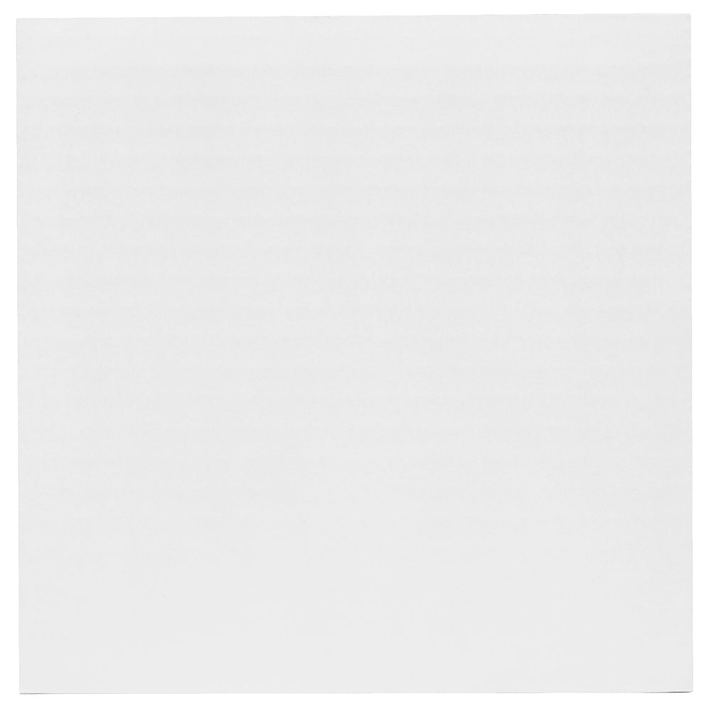O'Creme Grease Resistant White Square Corrugated Cake Board, 9" - Pack of 10