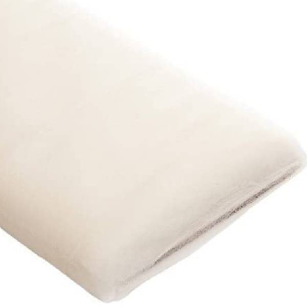 Tulle Bolt Polyester Fabric - Soft Sheer Solid, Baby Blue, 108" Width, 50 Yards