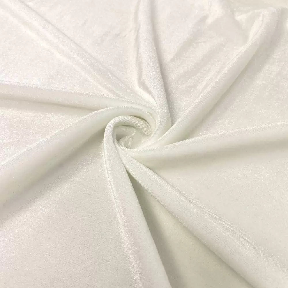 Stretch Velvet Polyester Spandex Velvet Fabric - 58/60" Width,