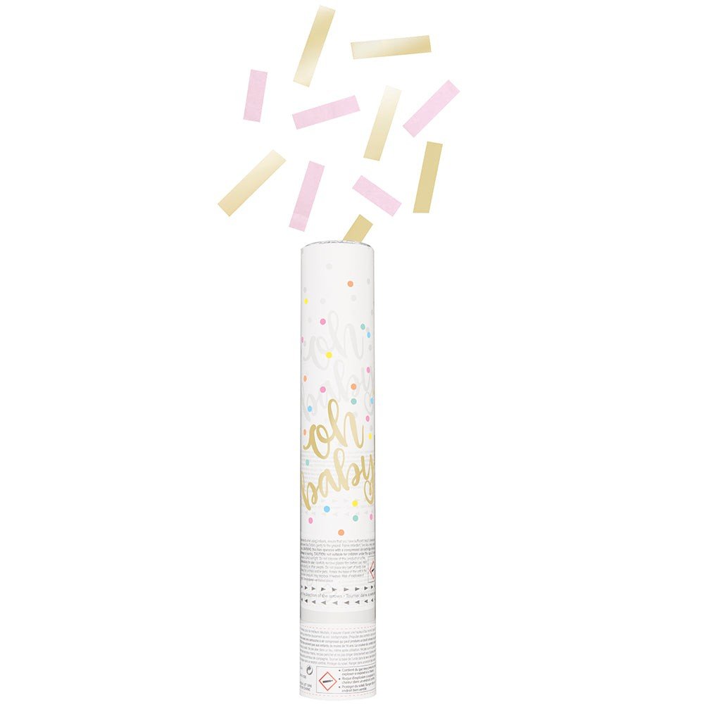 Confetti Cannon Gender Reveal Girl