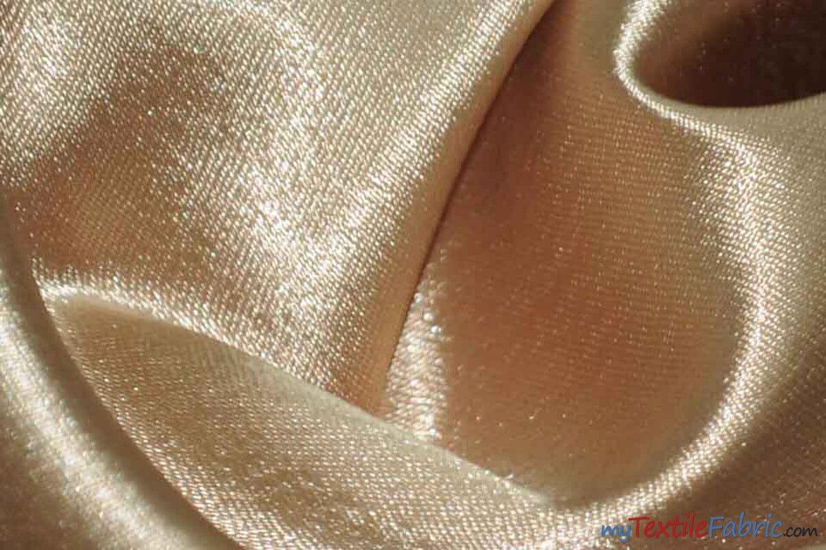 Superior Quality Crepe Back Satin Fabric - Multiple Colors, 58/60" Width (1 Yard)