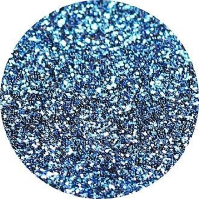 Glitter Vinyl Heat Transfer Vinyl Fabric - Old Blue, Glitter, 20" Width (1 Foot)