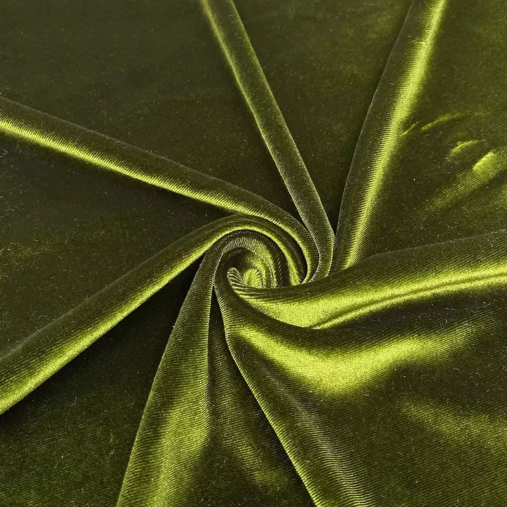 Stretch Velvet Polyester Spandex Velvet Fabric - 58/60" Width,