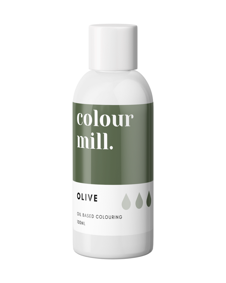Oil Based Colouring – Olive, 100ml