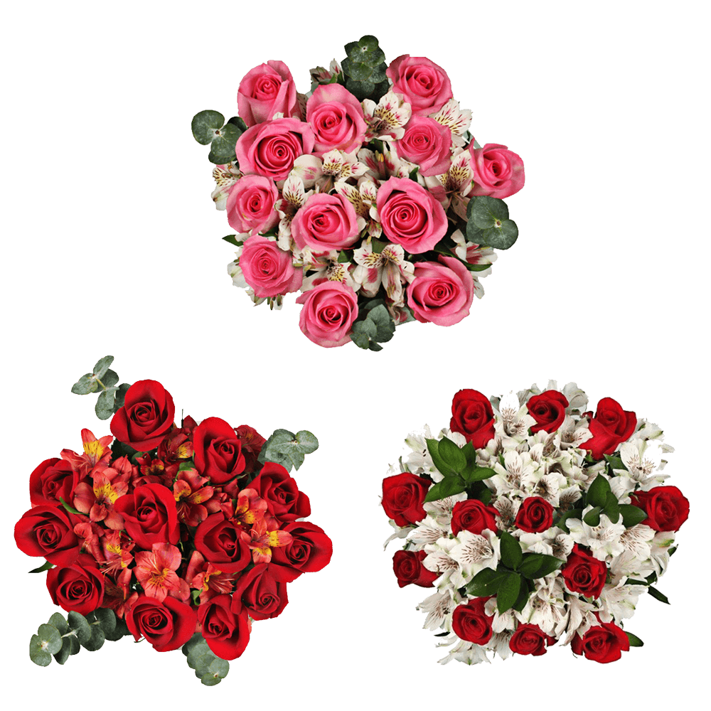 Magical Winter Flower Bouquet Fresh Mixed Arrangement
