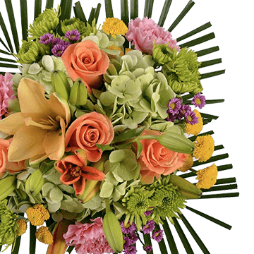 Tropical Paradise Flower Bouquet Fresh Mixed Arrangement