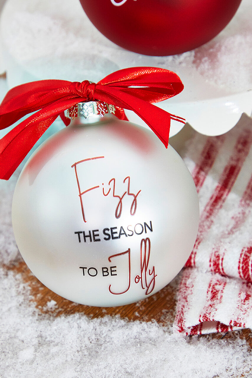 4" Glass Christmas Ornament