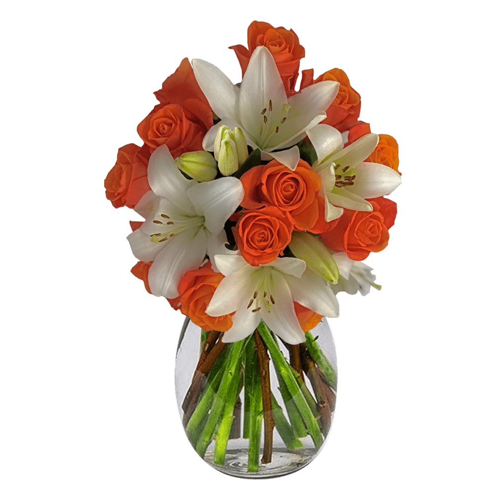 Premium Mixed Rose & Lily Flower Bouquet for Special Occasions