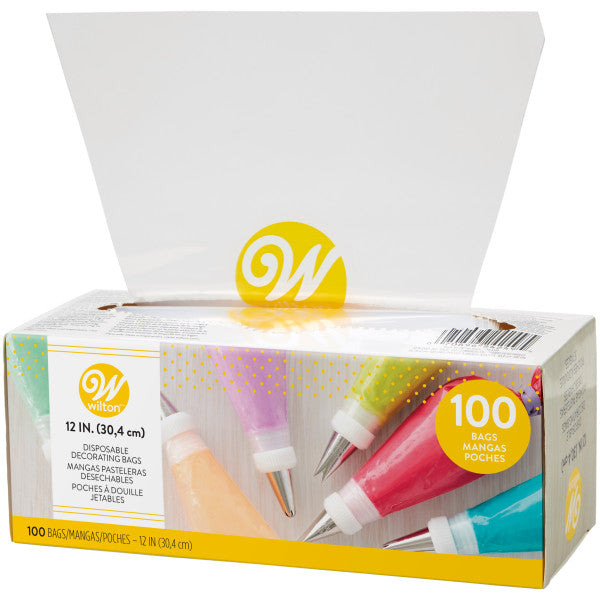 Wilton Disposable Decorating and Piping Bags – 12 in. – 100 Count