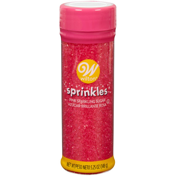Wilton Pink Sparkling Sugar, 5.25 oz.