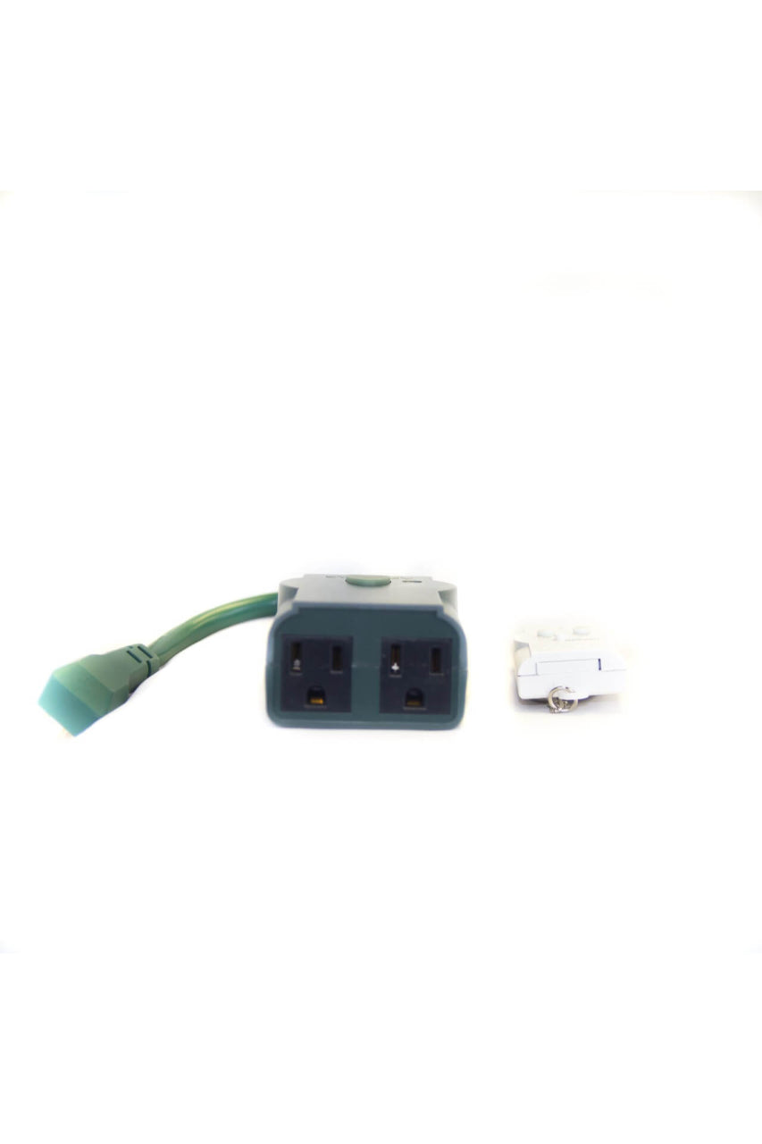 Outdoor Remote Control Twin Timer
