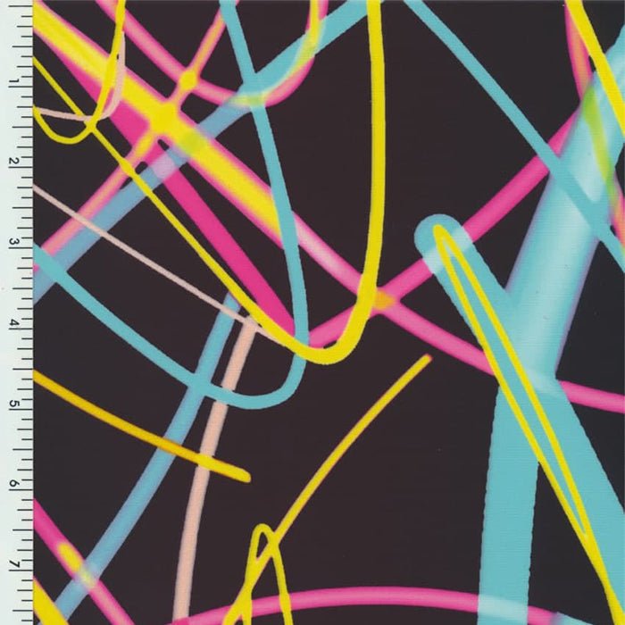 Printed Spandex Flash Light Color 1008