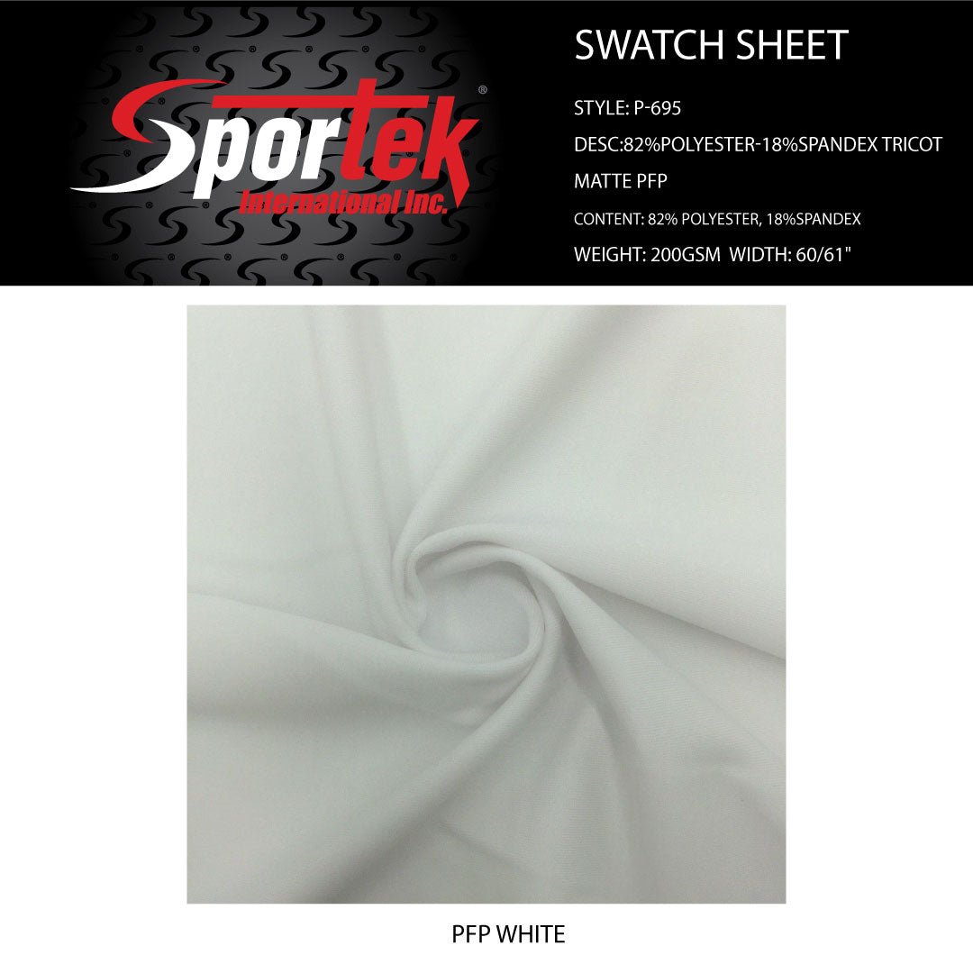 Sublimation Spandex Tricot White PFP
