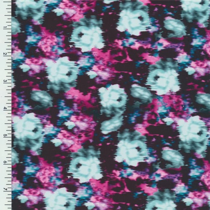 Printed Spandex Blur Matte Fabric Color 1068