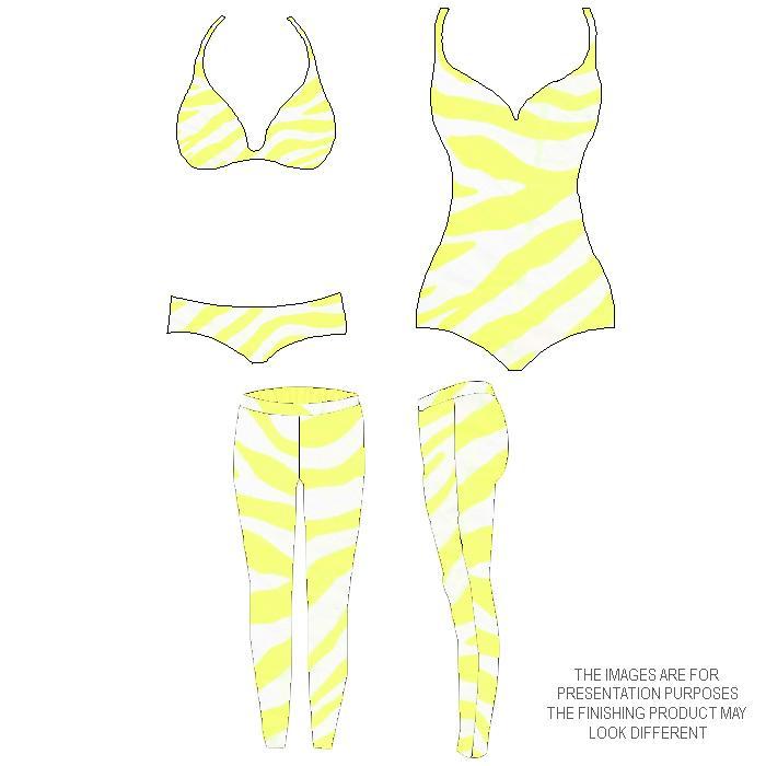 Printed Spandex Neon Orange Zebra