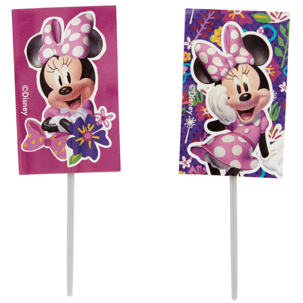 Wilton Disney Junior Minnie Mouse Cupcake Toppers, 24-Count