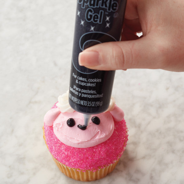 Wilton Black Sparkle Gel Frosting – 3.5 oz.