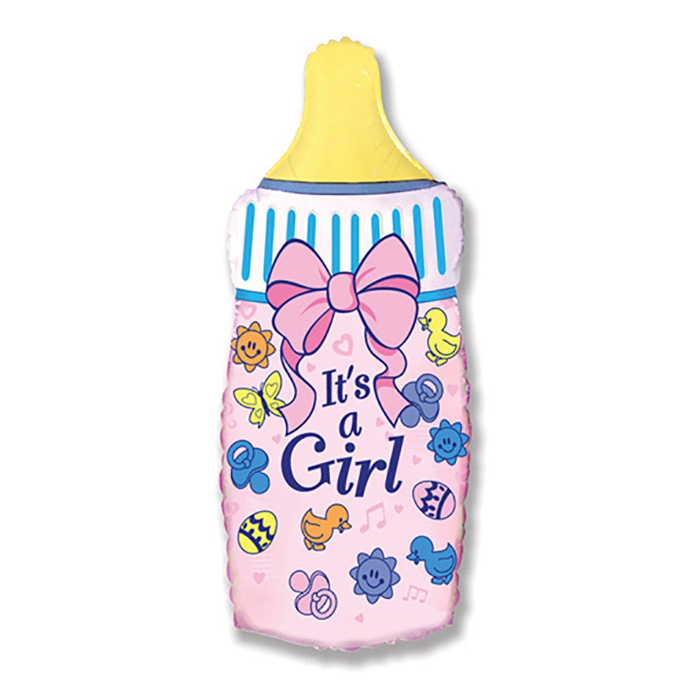 Baby Bottle Girl Foil Balloon