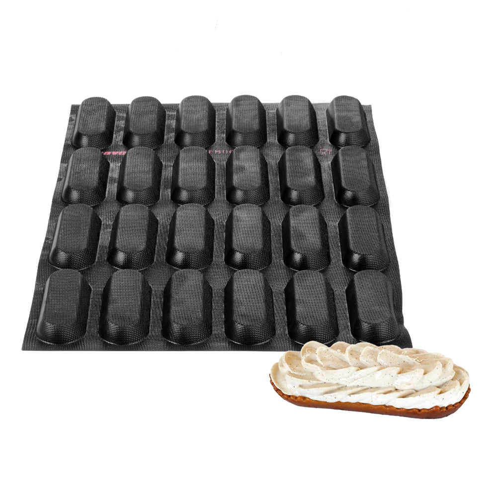 Pavoni Fiberform ECLAIR Mold, 24 Cavities