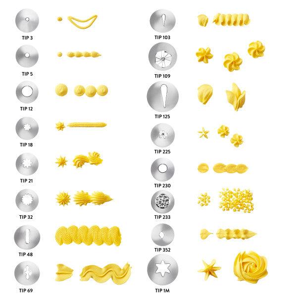Wilton Decorator Preferred Cake Decorating Set, 48-Piece Cake Decorating Tips