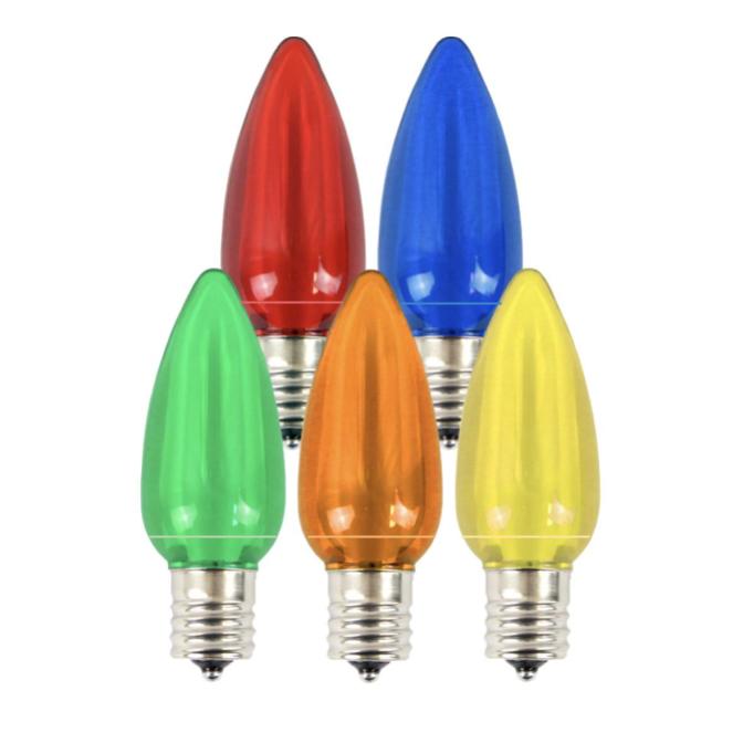 C9 Platinum Elite LED SMD Bulb (25 bulbs/bag) - Smooth, Multi